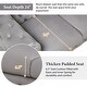 preview thumbnail 38 of 46, 63" Velvet Upholstered Loveseat Sofa with Button Tufted Back