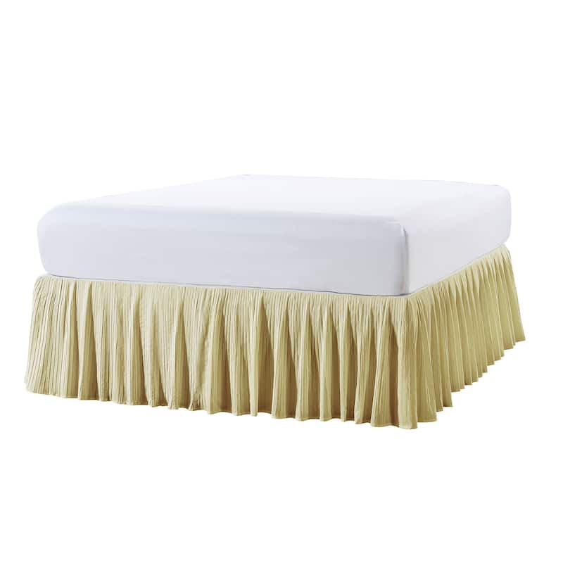 Home Soft Things Pleated Bed Skirt