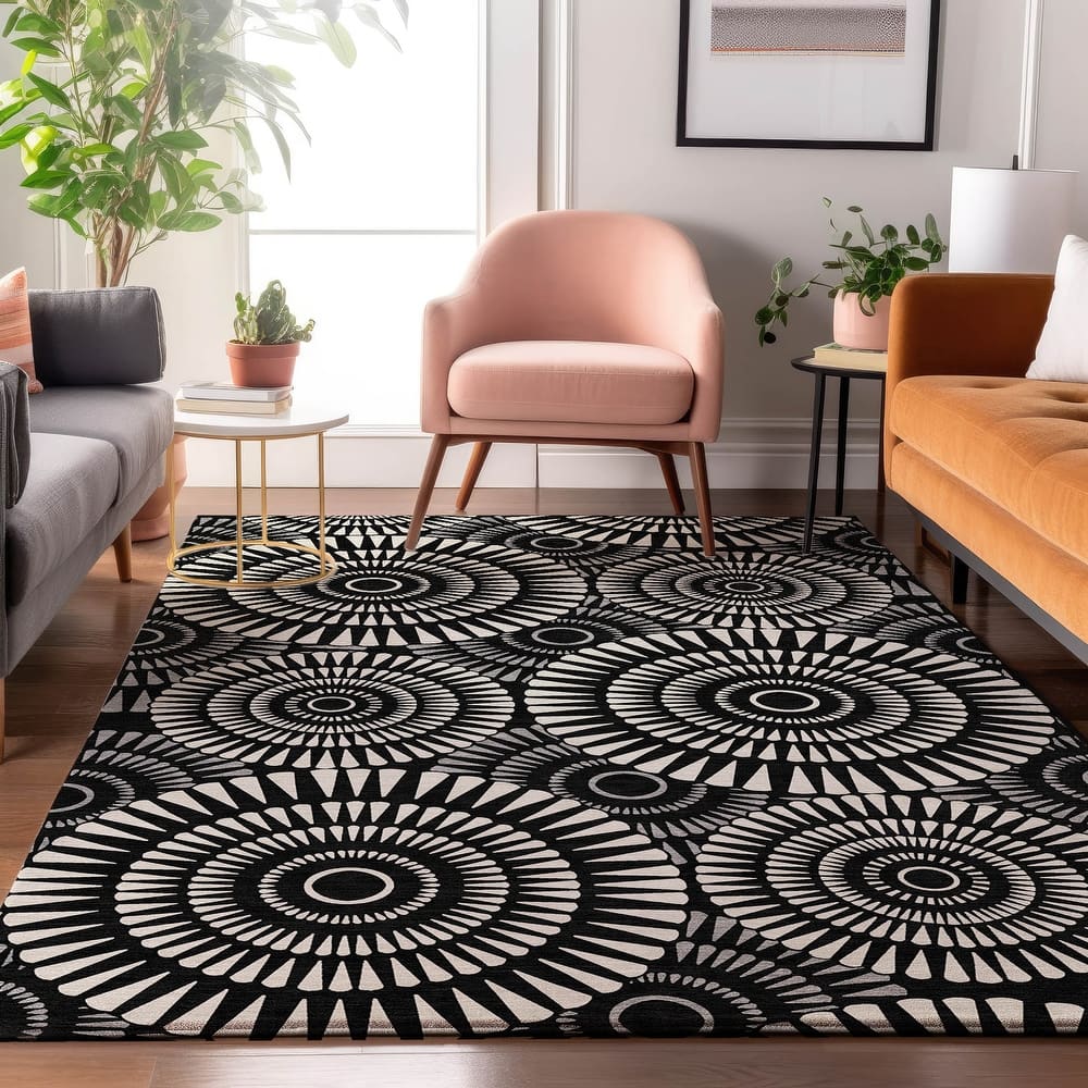 Premium Washable Super Soft Casual Geo Mayfield Rug