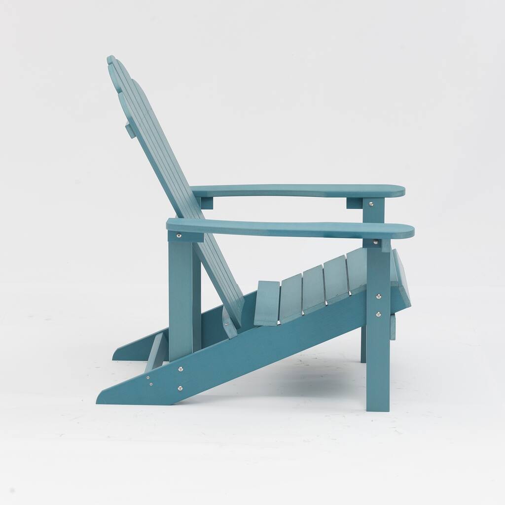 Adirondack Chair Plastic Weather Outdoor Chairs Blue - 9' x 12'