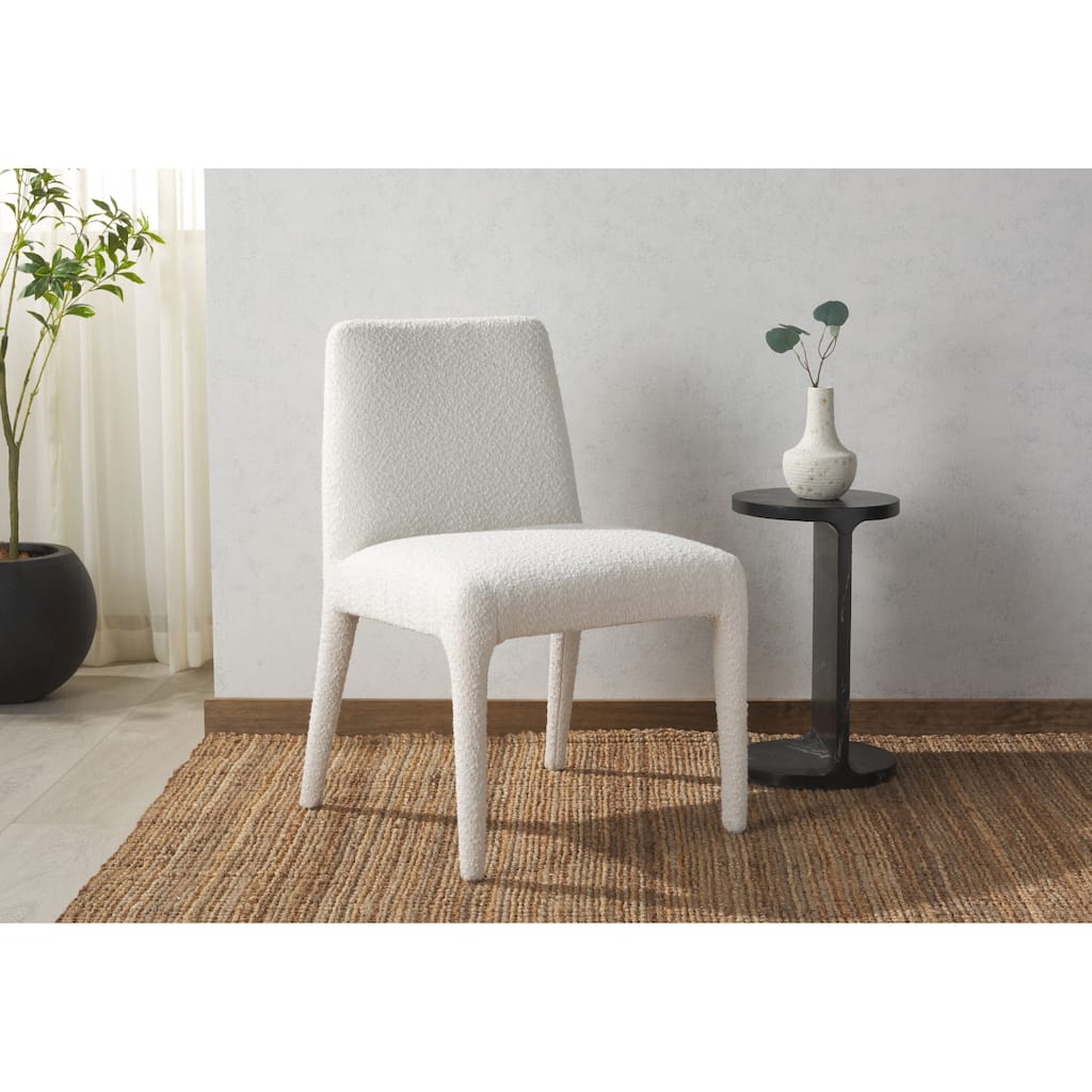 SAFAVIEH Couture Derrick Boucle 19-inch Dining Chair [SET of 2] - 22"W x 23"D x 34"H