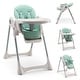 preview thumbnail 1 of 17, Gymax Baby High Chair Folding Baby Dining Chair w/ Adjustable Height & Green