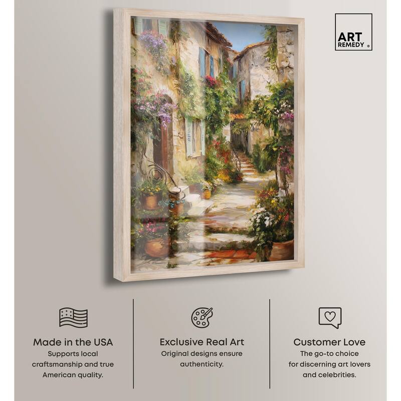 Mediterranean Charm II Shadowbox by Art Remedy