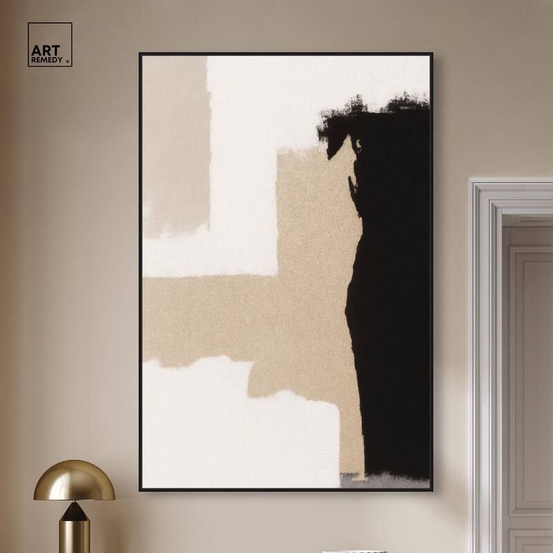 Earth and Ink III Canvas by Art Remedy