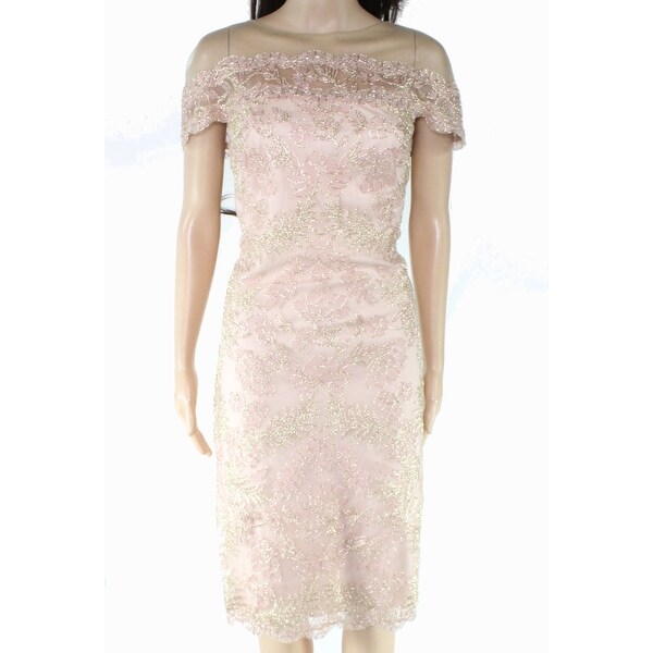 pink and gold dress womens
