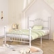 preview thumbnail 22 of 21, VECELO Classic Metal Platform Bed Frame, Twin Size Beds with Shell Style, Storage Space Under Bedframes, Kids Bed