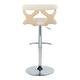 preview thumbnail 109 of 141, Carson Carrington Viby Adjustable Bar Stool with Rounded T Footrest (Set of 2)