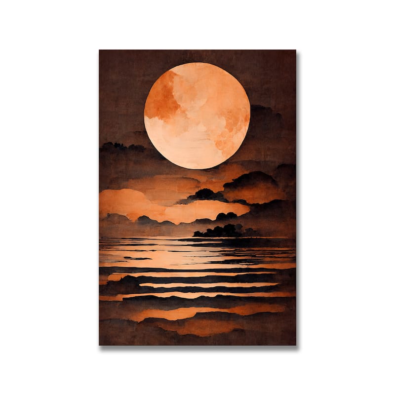 "Full Moon" Framed Print Wall Art by Treechild