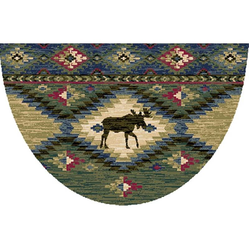 Cozy Cabin Yukon Accent Rug - 19"x31" - Blue