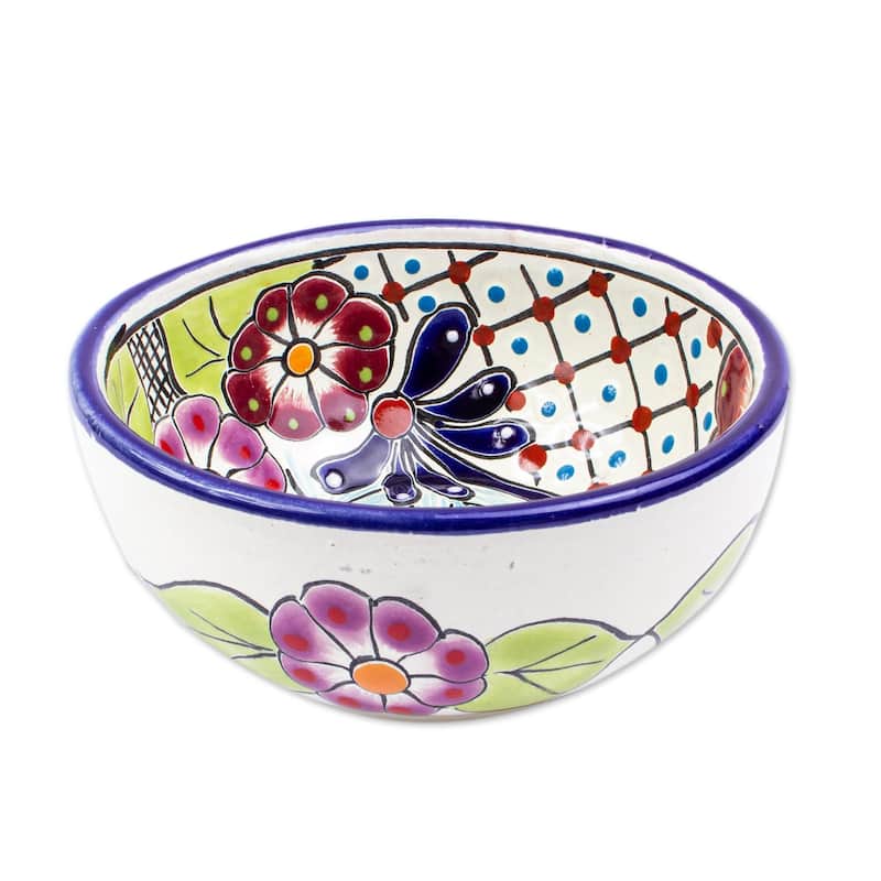 Novica Handmade Colors Of Mexico Ceramic Bowls (Pair)