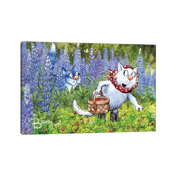 slide 2 of 6, iCanvas "Lupine" by Rina Zeniuk Canvas Print