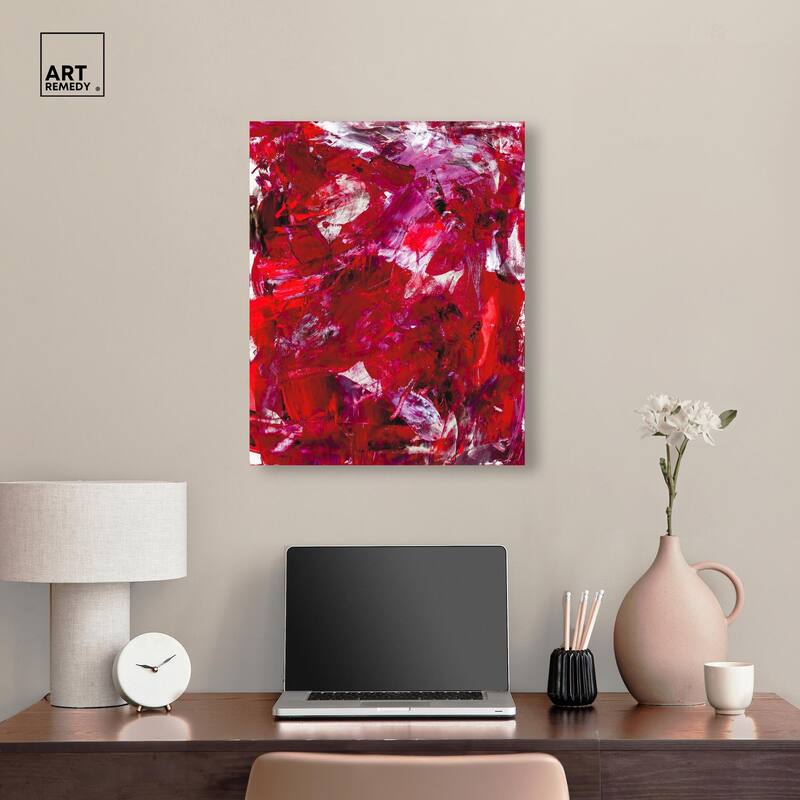 Eruption of Red II Canvas by Art Remedy, Gallery Wrapped