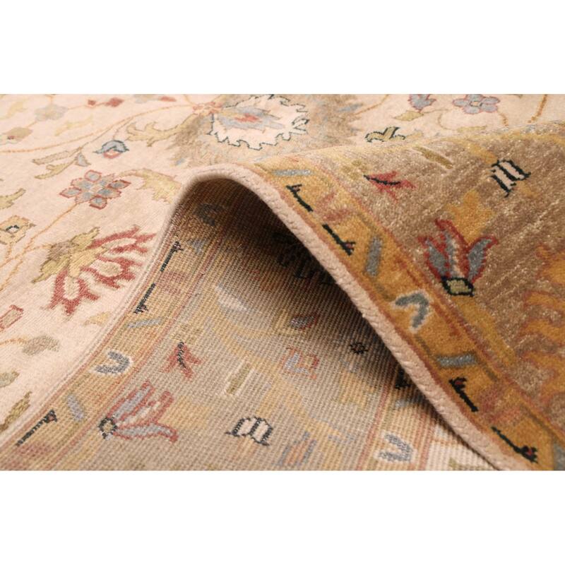 ECARPETGALLERY Hand-knotted Jules Serapi Ivory Wool Rug - 5'11 x 8'11