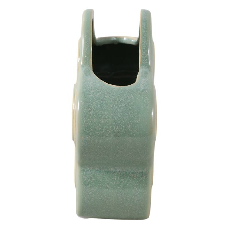 Ceramic Storage Flower Shape Modern Accent - 6"