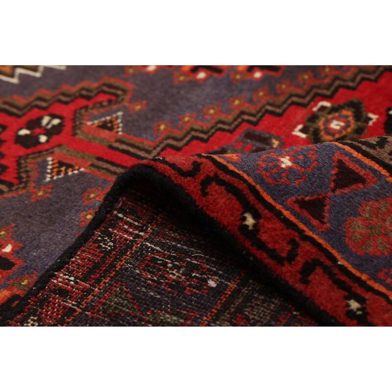 ECARPETGALLERY Hand-knotted Andelz Red Wool Rug - 3'3 x 4'9