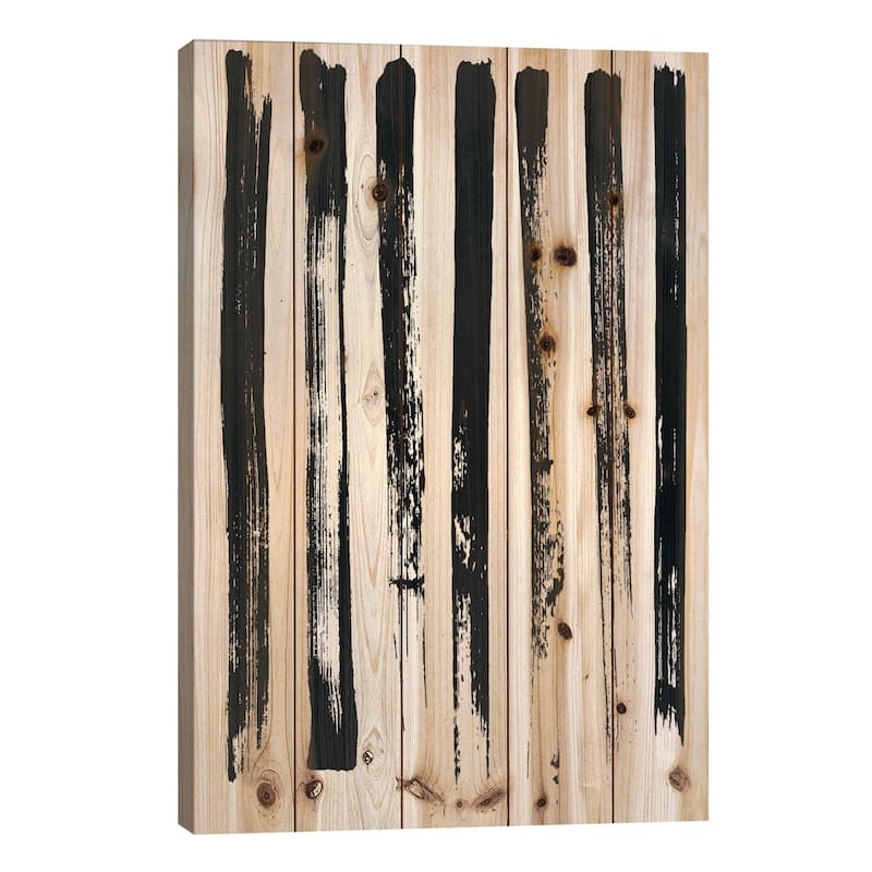 Abstract I Print On Wood by Honeymoon Hotel - Multi-Color - 26x18x1.5