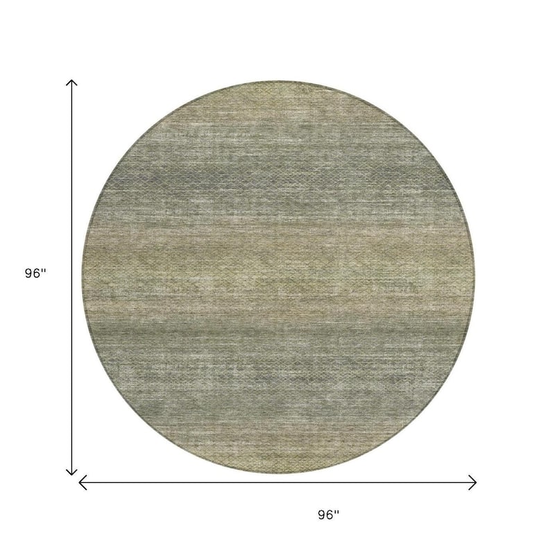 HomeRoots Geometric Transitional Rectangle Outdoor Rug