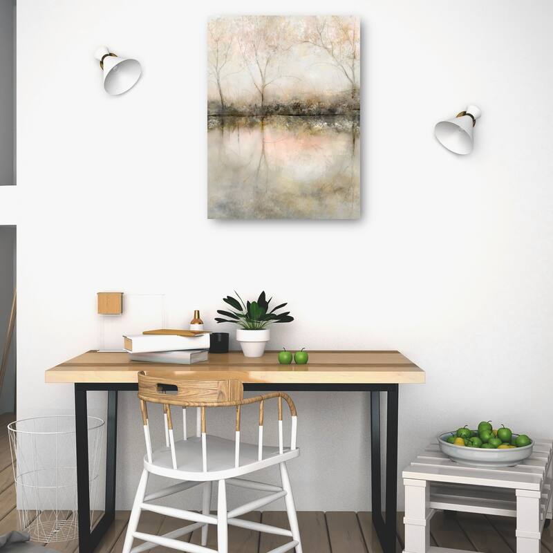 Sunrise Reflection By Studio Arts Canvas Art Print