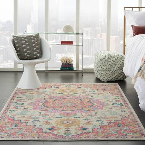 The Curated Nomad Cayuga Abstract Medallion Area Rug