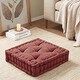 preview thumbnail 22 of 32, Intelligent Designs Charvi Chenille Square Floor Pillow