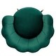 preview thumbnail 22 of 35, Angela Black and Gold Metal Leg Velvet Seashell Accent Chair (Set of 2) by iNSPIRE Q Bold