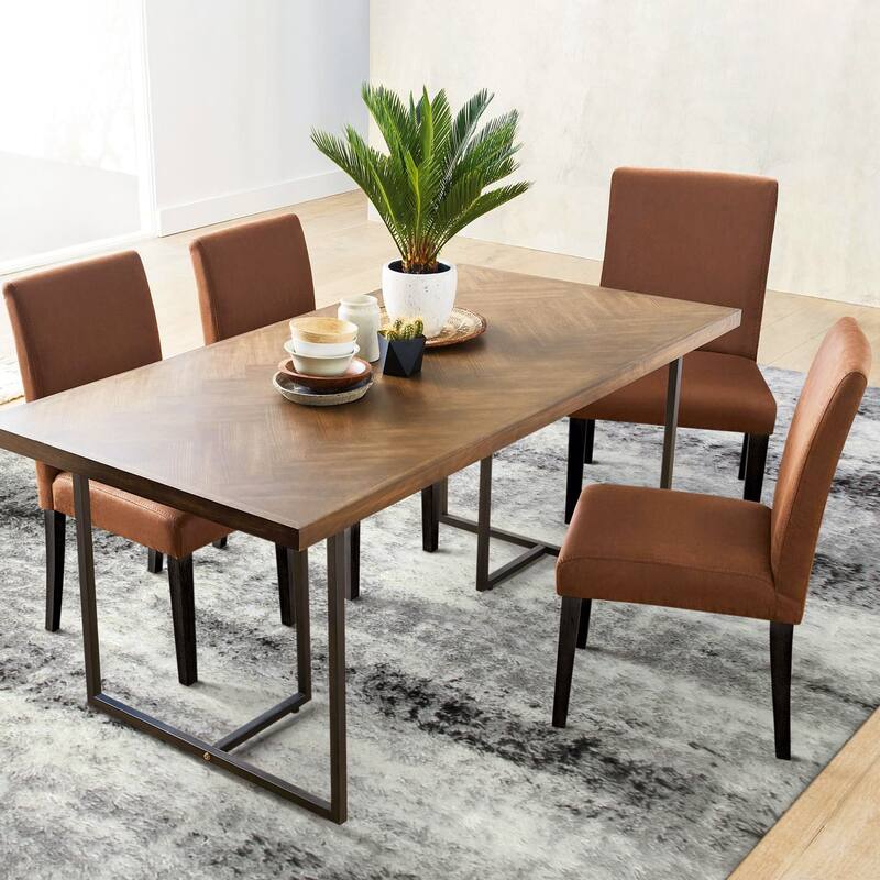 Leick Home Zielle Soft Shag Painterly Modern Indoor Area Rug Rectangle 8'X10' and 2'x8' Runner Combo - 8' x 10'