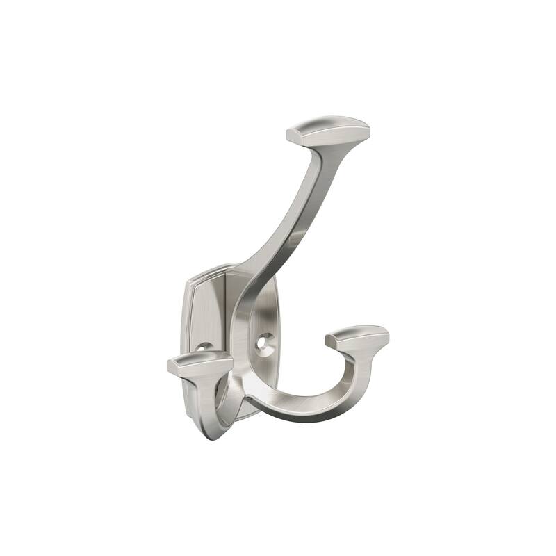 Amerock Vicinity Decorative Wall Hook - Triple Prong - Satin Nickel