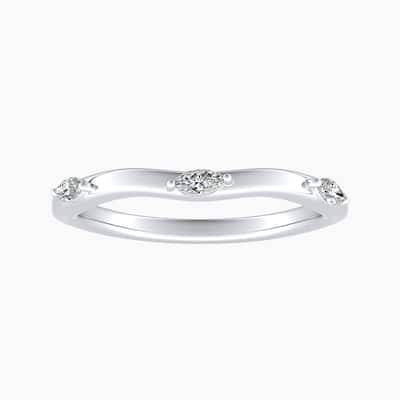 Auriya 14k Gold Lab Grown Diamond Nature Inspired Contour Vine Ring 0.10 ct. tw. (F-G, VS)