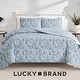 preview thumbnail 8 of 11, Lucky Brand Soft Floral Quilt Sets