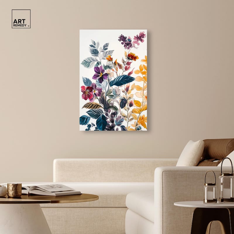 Iris Indigo I Canvas by Art Remedy, Gallery Wrapped