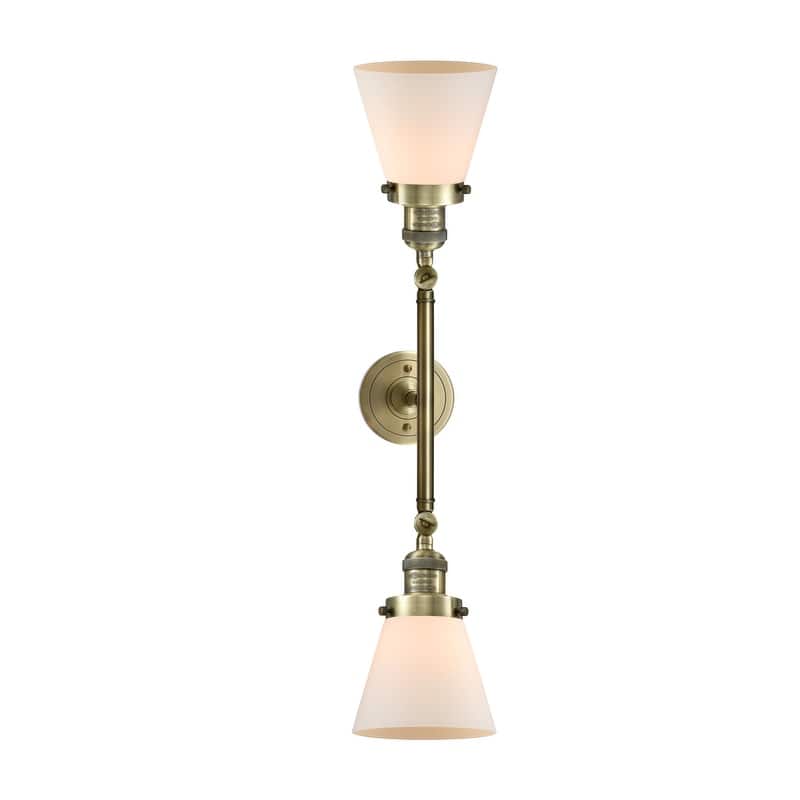 Innovations Lighting Small Cone 2 Light 23" Wide Bathroom Vanity Light