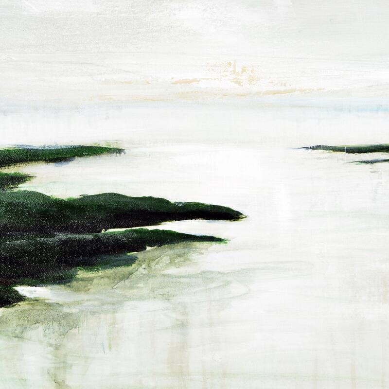 Renwil Saltoro 40" Wide Canvas Art, Green