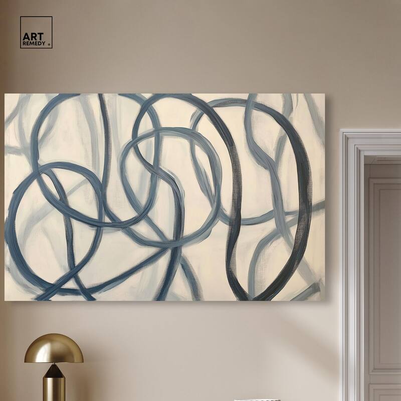 Eternal Loop I Canvas by Art Remedy, Gallery Wrapped