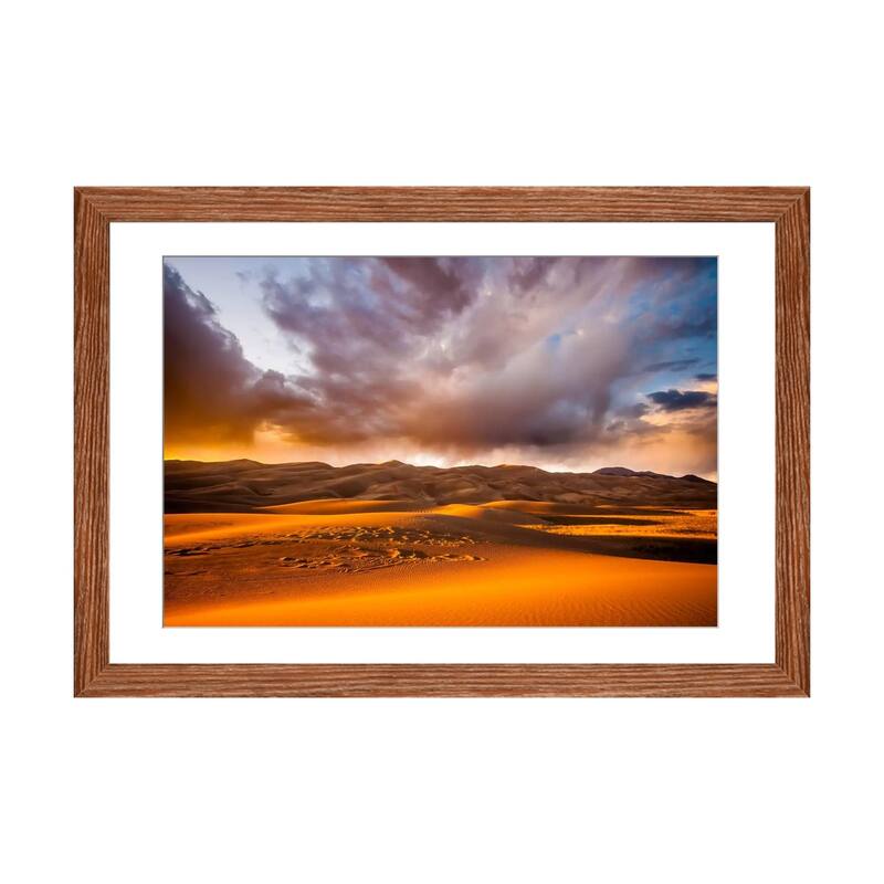iCanvas "Expanding Motion" by Dan Ballard - Walnut - 24x32x1