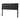 Square Tufted Leatherette King Size Headboard, Black