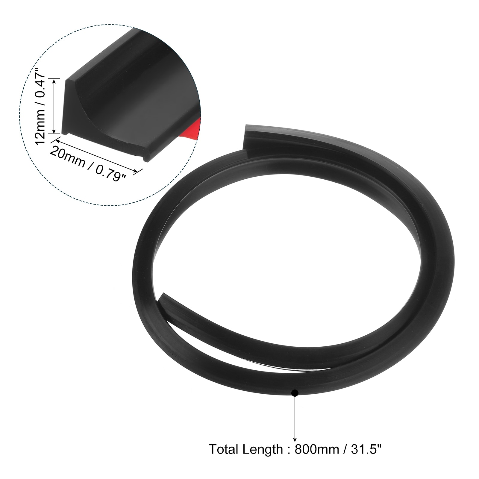 Collapsible Shower Barrier, Silicone Water Splash Guard Strip Self Adhesive Water Stopper Barrier Dry and Wet Separation