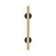 preview thumbnail 4 of 3, Transcendent 3-3/4 in (96 mm) Center-to-Center Matte Black/Matte Gold Cabinet Pull - 3.75