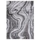 preview thumbnail 43 of 104, SAFAVIEH Craft Clytie Modern Abstract Marble Pattern Rug 4' x 6' - Grey/Blue - Rectangle