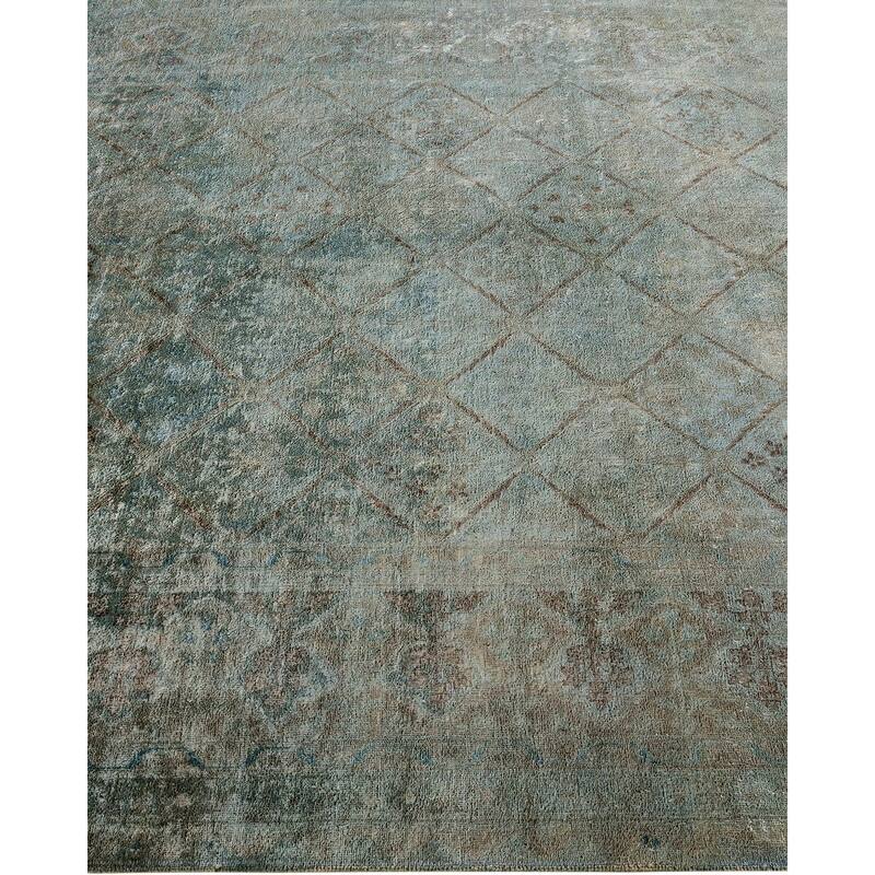 Vibrance, One-of-a-Kind Hand-Knotted Area Rug - Gray, 6' 0" x 8' 10" - 6' 0" x 8' 10"