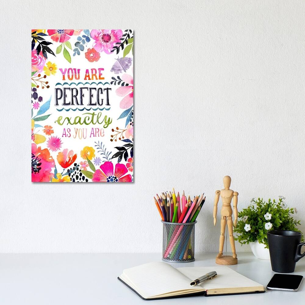 iCanvas "Perfect As You Are" by Stephanie Corfee Canvas Print