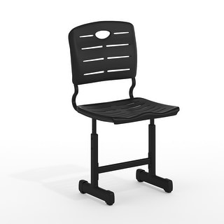 Adjustable Height Student Chair with Pedestal Frame - 16.25"W x 15.25"D x 30" - 32.5"H