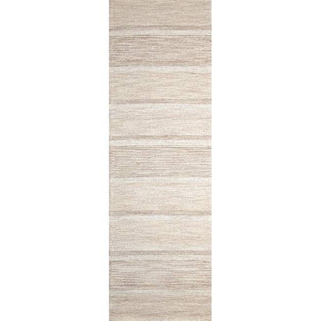 Bashian Jawan Ivory & Beige Transitional Area Rug - 2'6'' X 8'