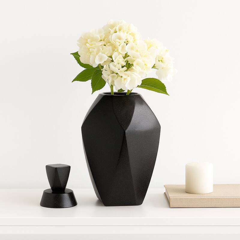 Modern Ceramic Jar with Removeable Lid - Home Decor