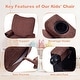 preview thumbnail 19 of 19, Costway Kids Recliner with Adjustable Backrest Footrest Cup Holder