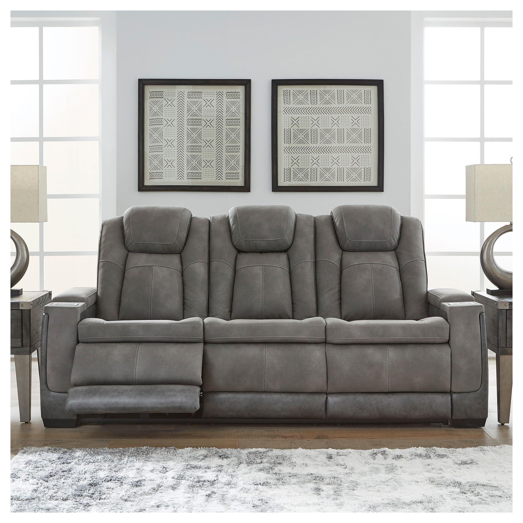 Signature Design by Ashley Next-Gen Durapella Power Reclining Sofa - 86"W x 40"D x 43"H