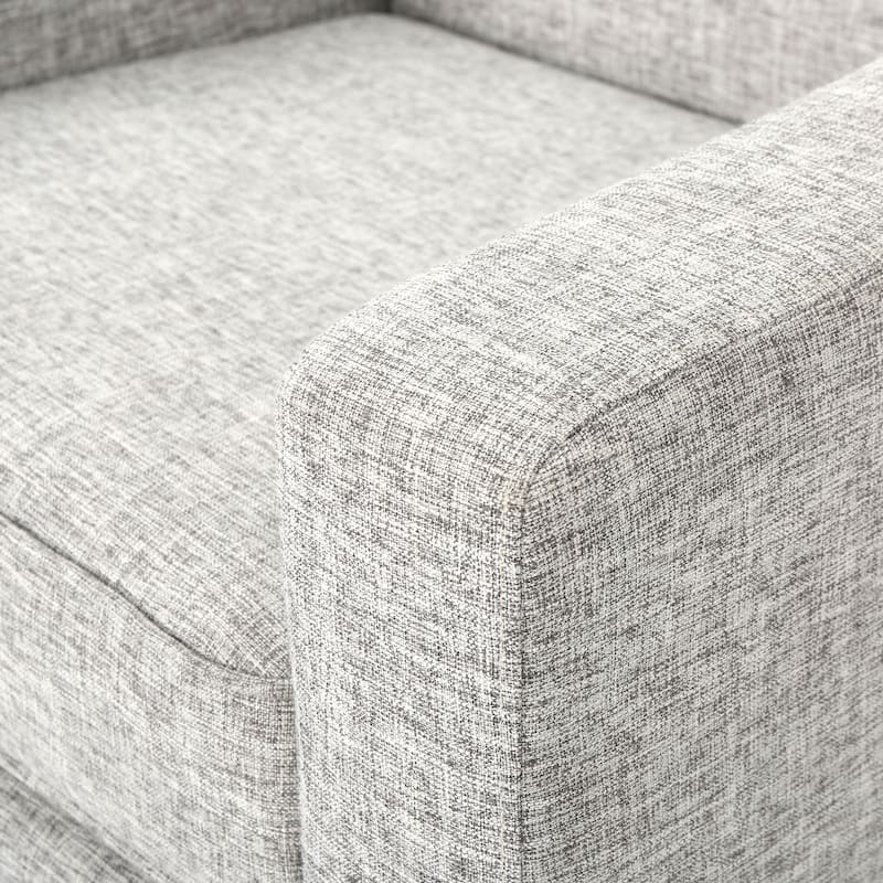 Light Grey 30.5" Upholstered Club Chair