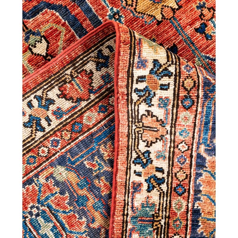 Serapi One-of-a-Kind Hand-Knotted Area Rug - Red - 8' 3" x 10' 0"