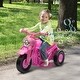 preview thumbnail 9 of 26, Ride-On Bubble Car - 6V Toddler Motorcycle with LED Lights, Music, Bubbles, 3 Wheels, and Forward/Reverse for Kids