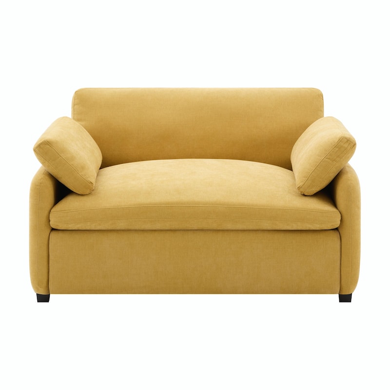 Oversized Chenille Single Sofa Chair, Wide and Deep Seat Accent Chair