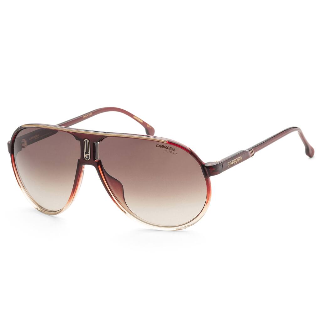 Carrera Unisex 62mm Burgundy Shaded Sunglasses CHAMPION65N-07W5-HA